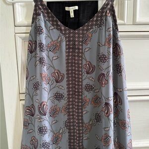 Floral Patterned Sleeveless Top